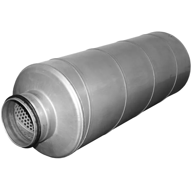 Spiro-SAFE premium geluiddemper diameter 160 mm - lengte 600 mm (100 mm isolatie)