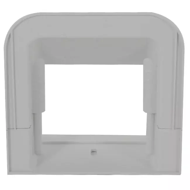 ClimaConnect muurrosette voor montagekanaal 100 mm - RAL 9010