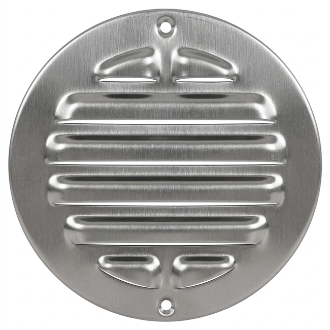 Buitenrooster rond 200mm RVS304