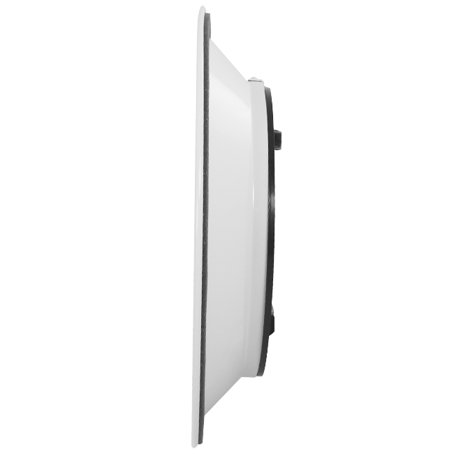 Plafondrooster rond met vast patroon Ø 200 mm - RAL9016