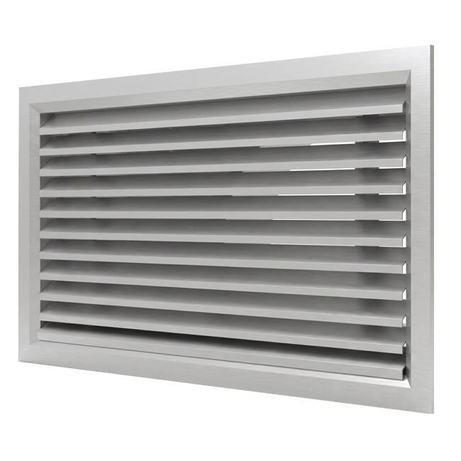 ClimaConnect buitenmuurrooster aluminium 300x300 mm