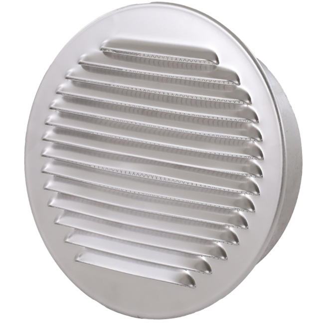 Ventilatierooster rond 250mm aluminium - EL-A-R250 ALU