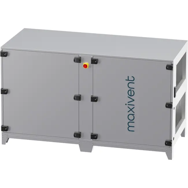 Maxivent WTW luchtbehandelingkasten met tegenstroomwisselaar 2800 m3/h met DX-batterij horizontaal links - PHE 2800 H ODJL