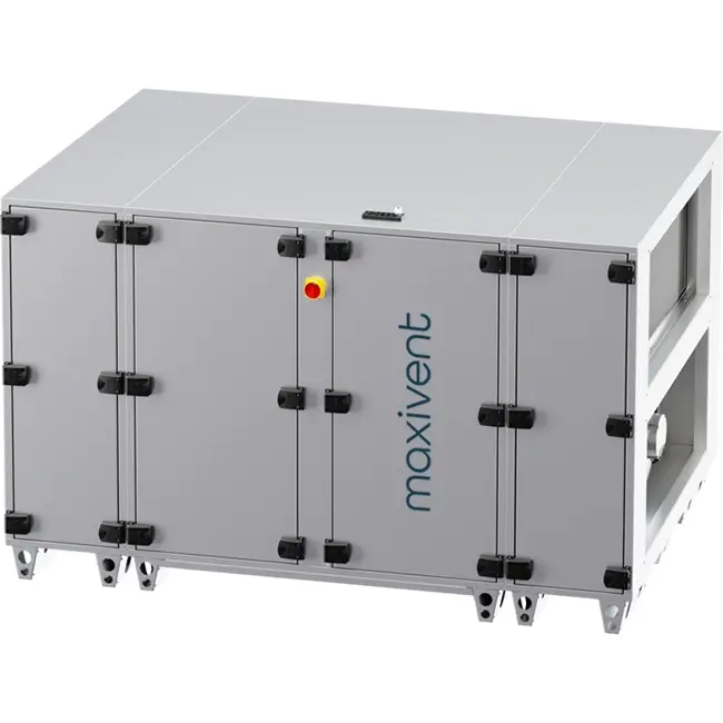 Maxivent WTW luchtbehandelingkasten met tegenstroomwisselaar 5000 m3/h horizontaal horizontaal rechts - PHE 5000 H OOJR T 01