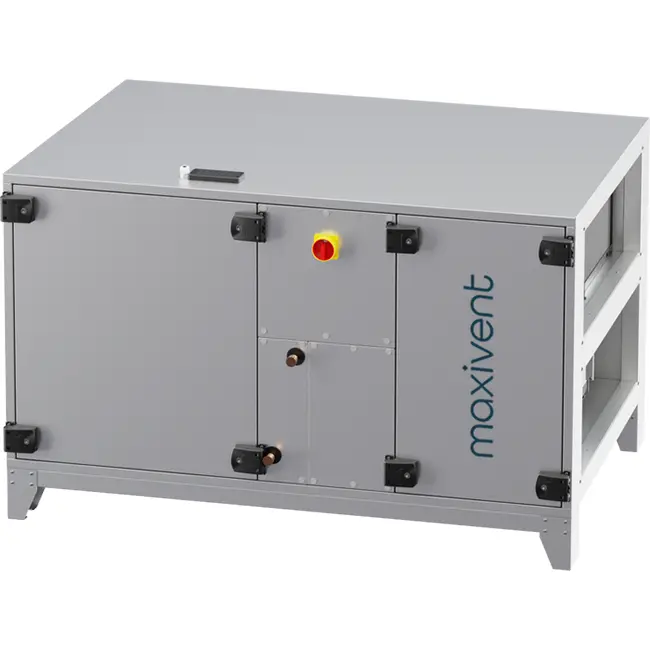 Maxivent WTW luchtbehandelingkasten met warmtewiel 1500 m3/h met DX-batterij horizontaal rechts - RHE 1500 H ODJR