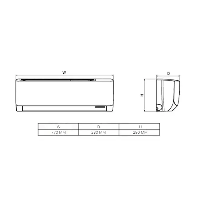 Tosot Nordic Ultra by Gree binnenunit R32 3,5-4,2 kW