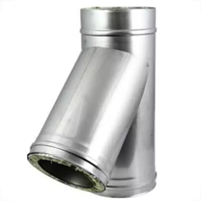 DW diameter 130 mm (130/180) T-stuk T135 I316L/I304 (D0,5/0,6)