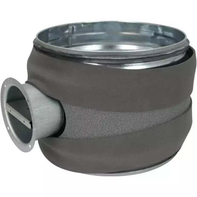 Thermoduct 13 mm handbediende regelklep diameter 180 mm geïsoleerd