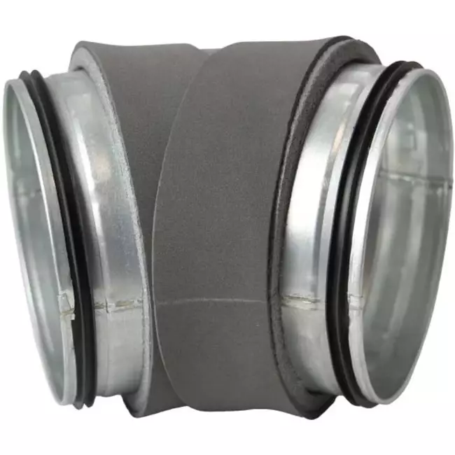 Thermoduct geïsoleerde bocht 45 graden diameter 355 mm