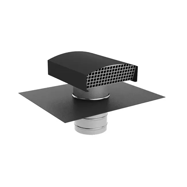Econox CTM dakdoorvoer Ø 160mm aluminium antraciet met indekstuk