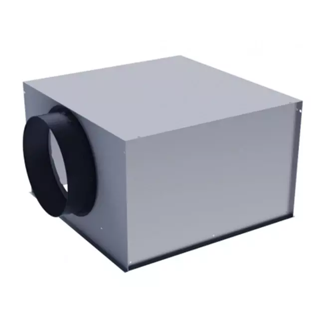 Ongeïsoleerde plenum voor vierkante wervelroosters 594x594 mm (WP100S)