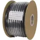 Soepele zwarte rubberkabel 4 x 1,5 voor buiten, rol 50 meter