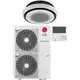 LG Cassette ROND airco met afdekplaat UT48F-S R32 13,4 kW set