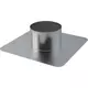 Thermoduct aluminium plakplaat voor dakdoorvoer diameter 355 mm (aluminium gelast)