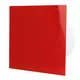 Air Roxy badkamerventilator met aansluitdiameter 100 mm met timer - kunststof front rood