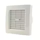 Badkamerventilator Ø 120 mm Wit met automatische sluitklep en timer - luxe X120ZT