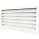 Buitenmuurrooster gegalvaniseerd staal 800x300 - RAL 9010