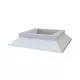 DOS ongeïsoleerde aluminium dakopstand 2000 x 1100