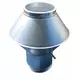 Deflectorkap rond 500 mm (RVS / INOX)