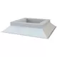 DOS-G geïsoleerde aluminium dakopstand 2000 x 1200