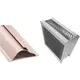 Aluminium druppelvanger met kunststof schoepprofiel B=800 x H=900