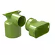 Ubbink Air Excellent 55SC ventieladapter 125 1x90°