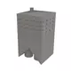 Itho Daalderop schoorsteen (nok) links zonder riool incl. tussenkast (2x WP200, RGA80, LT80)