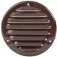 Metalen ventilatierooster rond Ø160 mm bruin - MR160B - RAL8016