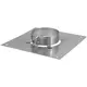 Plafondplaat diameter  130 mm met beugel I304 (D0,8)