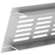 Plintrooster aluminium - zilver L=300mm x H=40mm -RA430S