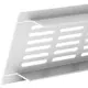 Plintrooster aluminium - wit L=400mm x H=100mm - RA1040
