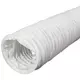 PVC 150 mm flexibele witte slang - 6 m