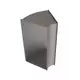 Bocht 45 graden verticaal B=250 mm x H=100 mm