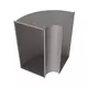 Bocht 90 graden verticaal 400 mm x 150 mm