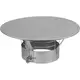 Regenkap met gaas diameter 150 mm I316L (D0,5)