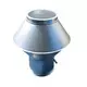 Deflectorkap rond 355 mm (RVS / INOX)