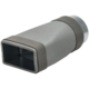 Thermoduct verloopstuk 220x80 mm naar diameter 125 mm