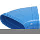 Wavin Ventiza bocht 45 graden PVC ovaal 195x80 mm horizontaal M/M