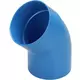 Wavin Ventiza bocht 45 graden PVC rond met diameter 160 mm M/S