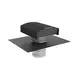 Econox CTM dakdoorvoer 200 mm aluminium antraciet met indekstuk