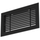 Staafrooster aluminium – met klemveren – 400x150 mm – RAL 9005