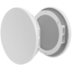 Overstroomrooster met geluidsdemping – 100/125/160 mm – RAL 9003