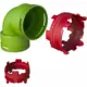 Ubbink Air Excellent 23C bocht 90° koppelstuk