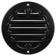 Buitenrooster rond 125mm aluminium - RAL9005 30% glans