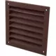 Buitenmuurrooster aluminium 150x150 mm - RAL 8016