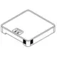 LG cover plate voor Therma V binnenunit (bij verplaatste bediening)