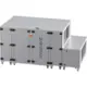 Maxivent WTW luchtbehandelingkasten met tegenstroomwisselaar 7600 m3/h met DX-batterij horizontaal rechts - PHE 7600 H ODJR T 02