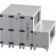 Maxivent WTW luchtbehandelingkasten met warmtewiel 7600 m3/h met warmwaterbatterij en koudwaterbatterij horizontaal links - RHE 7600 H WKJL T 02
