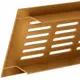 Plintrooster aluminium - geborsteld koper L=300mm x H=40mm -RA430G
