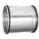 Spiro-SAFE verlengde schuifverbinding voor spirobuis Ø150 mm (gegalvaniseerd)